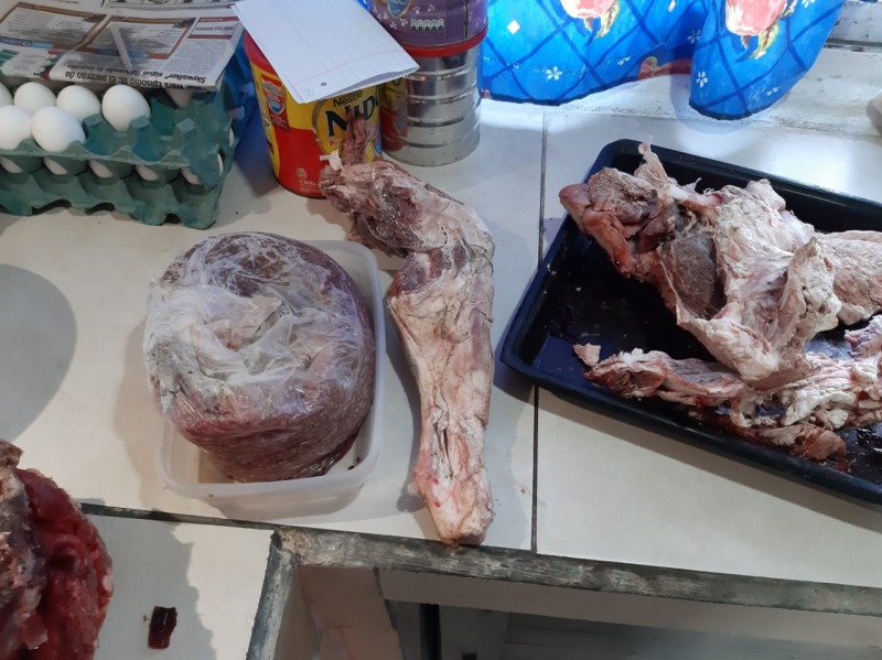Secuestraron cortes de carne en un allanamiento por abigeato